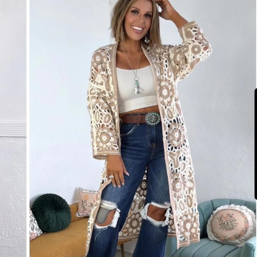 POL crochet cardigan - Picture 2 of 4